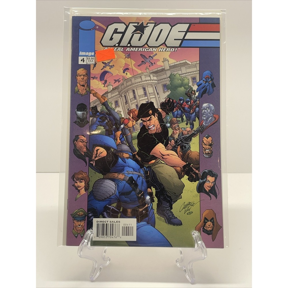 GI Joe A Real American Hero #4 (Image Comics 2002) J Scott Campbell cover!